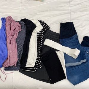 Maternity lot shirts, shorts, pants, skirts, bands